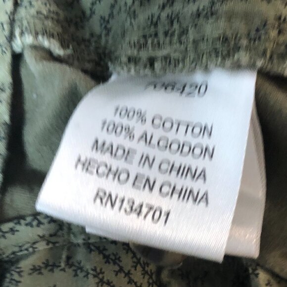 Boston Trader Luxury Vintage Men's Chino Shorts Olive Green Size 38 - Picture 4 of 8